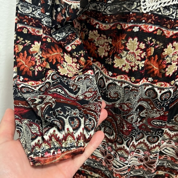 Unity World Wear Boho Shirt Sz L - Picture 4 of 8